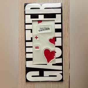 NWOT Jean Paul Gaultier Heart Accents Stickers